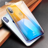 Baseus Luxury Gradient Plastic Case For iPhone X