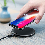Leather Wireless Charger For iPhone , Samsung